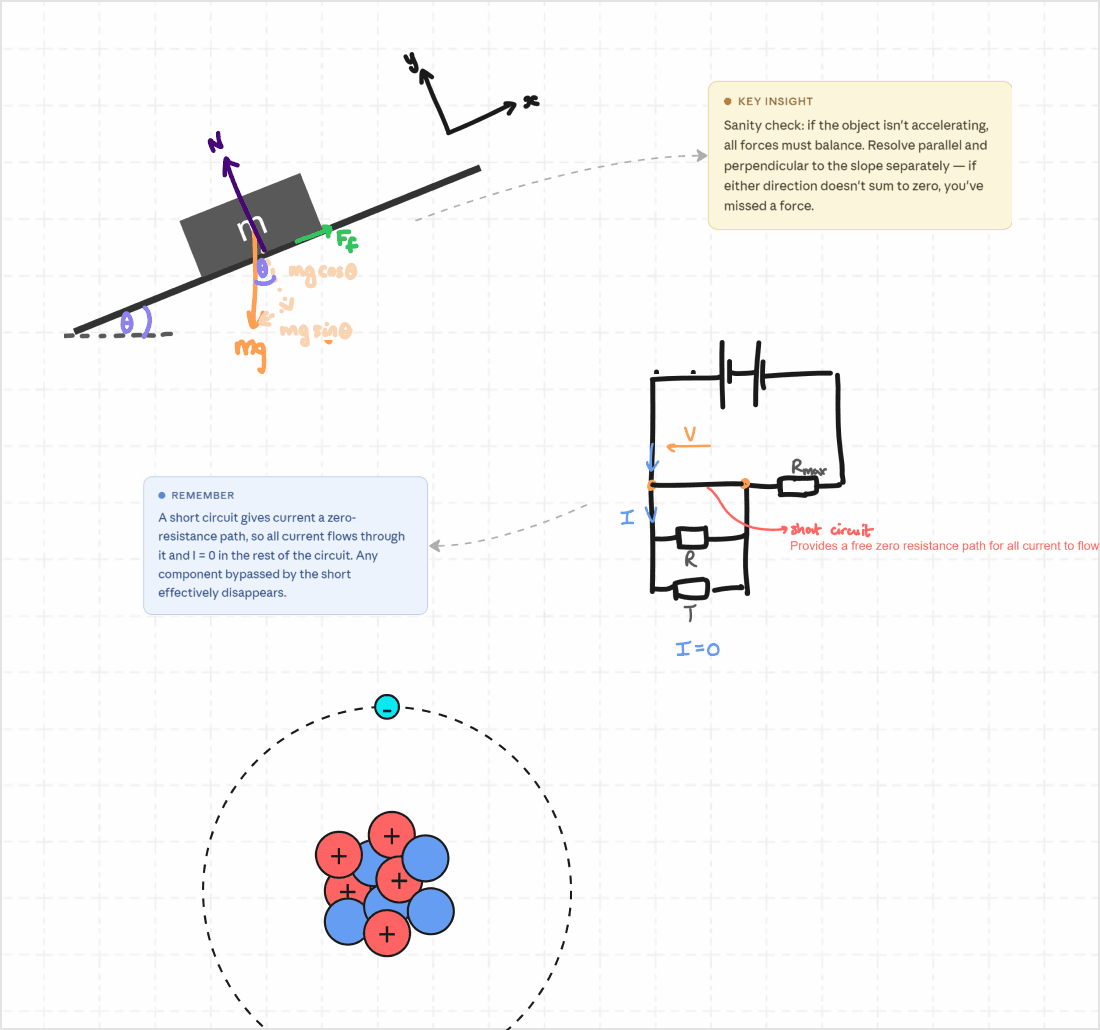 IB Physics tutoring session
